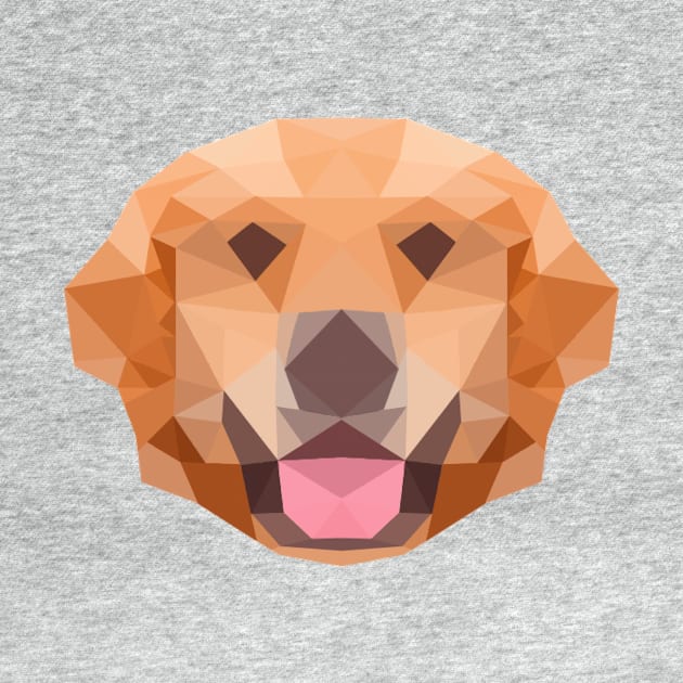 Golden Retriever Low Poly by Herman12354